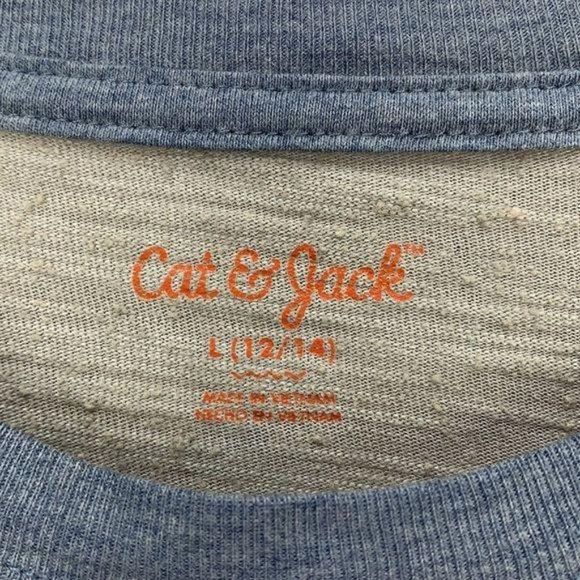 Cat and Jack Large Long Sleeve Colorblock Shirt - Picture 6 of 8